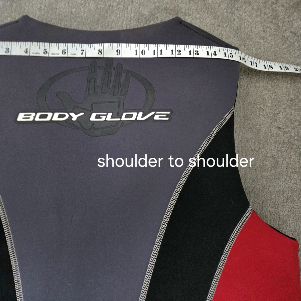 Body Glove Men's Red & Black Neoprene Life Vest - Picture 3 of 7
